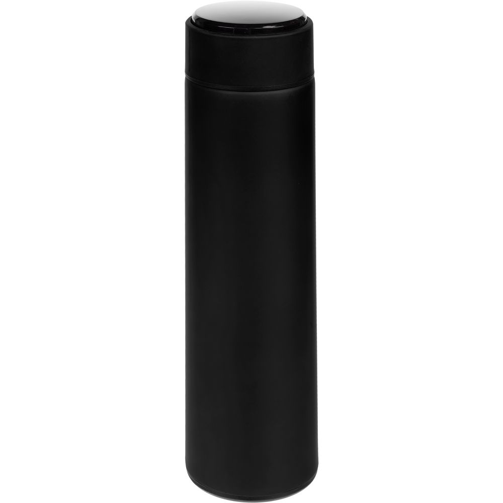 Смарт-бутылка с заменяемой батарейкой Long Therm Soft Touch, черный