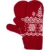 Варежки Elnik, красный с молочно-белым