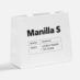 Пакет бумажный Manilla L, белый