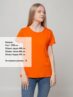 Футболка женская T-bolka Lady, оранжевый