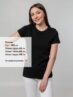 Футболка женская T-bolka Stretch Lady, черный