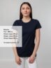 Футболка женская T-bolka Stretch Lady, темно-синий (navy)