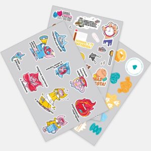 Бумажные наклейки Sticker Pack на заказ