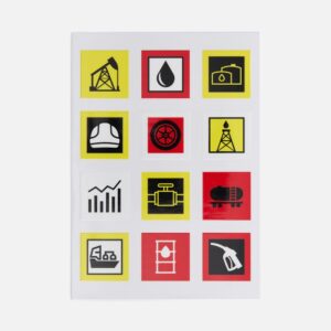 Стикерпак UV-DTF Industry, neft