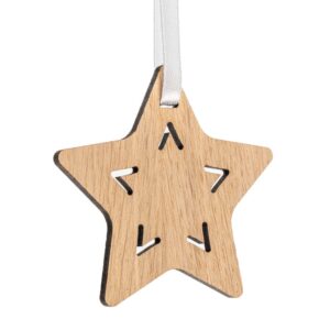 Деревянная подвеска Christmate, zvezda