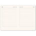 Ежедневник недатированный Pulpy, А5, белый, кремовый блок в линейку, белый срез, белый