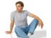 Футболка HD Fit мужская, светлый меланж