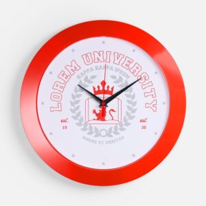 Часы настенные Vivid Large, красный