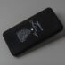 Универсальный аккумулятор Flash 5 (5000 мАч) с подсветкой и soft touch, синий, 9,8х6.3х1,3 см, черный