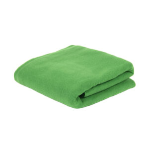 Плед PLAIN, 100х140 см, флис 150 гр/м2; 100% полиэстер, зеленый