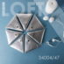 Чехол для наушников LOFT SILVER, серебристый