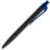 Ручка шариковая Prodir QS01 PRT-T Soft Touch, черная, черный с синим