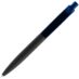 Ручка шариковая Prodir QS01 PRT-T Soft Touch, черная, черный с синим