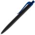 Ручка шариковая Prodir QS01 PRT-T Soft Touch, черная, черный с синим