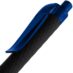 Ручка шариковая Prodir QS01 PRT-T Soft Touch, черная, черный с синим