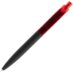Ручка шариковая Prodir QS01 PRT-T Soft Touch, черная, черный с красным