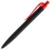 Ручка шариковая Prodir QS01 PRT-T Soft Touch, черная, черный с красным
