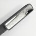 Ручка шариковая GLOSSY GUN с покрытием soft touch, черный, серебристый