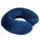 Подушка дорожная "SOFT"; memory foam, микрофибра,серый, синий