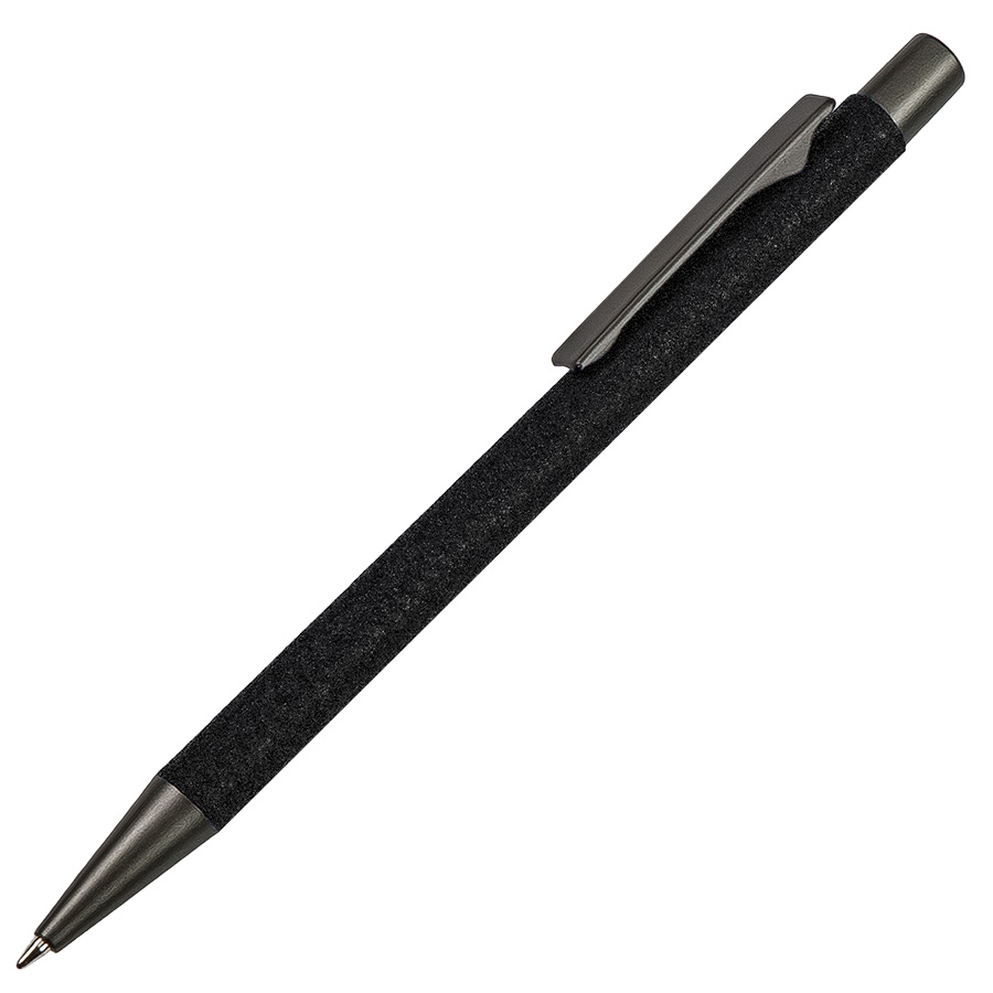 Ручка шариковая FACTOR FOLIO, черный, серебристый
