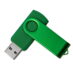 USB flash-карта DOT (), белый, 5,8х2х1,1см,пластик металл, зеленый, 8 Гб