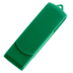 USB flash-карта SWING (), белый, 6,0х1,8х1,1 см, пластик, зеленый, 8 Гб