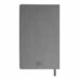 Бизнес-блокнот FUNKY А5, голубой, серый форзац, мягкая обложка, в линейку, серый