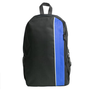 Рюкзак PLUS, чёрный/красный, 44 x 26 x 12 см, 100% полиэстер 600D, черный, ярко-синий