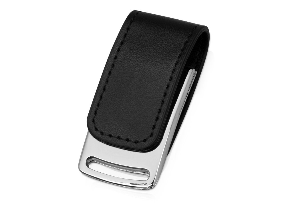 USB-флешка на Vigo с магнитным замком, черный, серебристый, 16 Гб