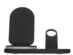 Складная зарядная станция с беспроводной зарядкой Flashport, 15 Вт, черный