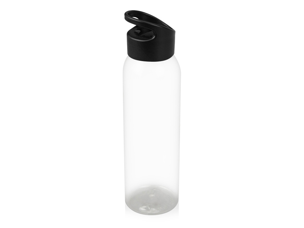 Бутылка для воды Plain 2, прозрачный, черный