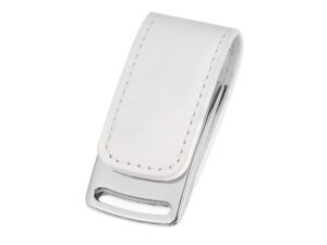 USB-флешка на Vigo с магнитным замком, белый, серебристый, 16 Гб