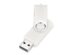 Флеш-карта USB 2.0 Квебек, белый, 8 Гб