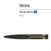 Ручка металлическая шариковая Verona, софт-тач — изображение 12
