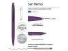 Ручка металлическая шариковая San Remo, софт-тач — изображение 7