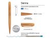 Ручка металлическая шариковая Sienna — изображение 7