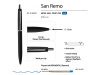 Ручка металлическая шариковая San Remo, софт-тач — изображение 26