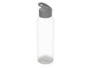 Бутылка для воды Plain 2, прозрачный, серый
