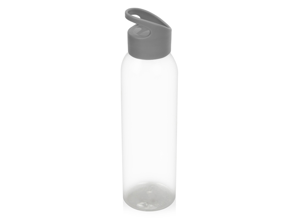 Бутылка для воды Plain 2, прозрачный, серый