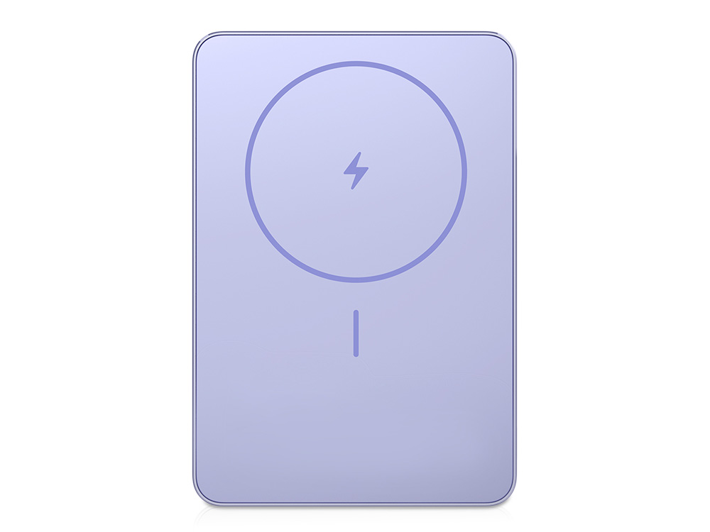 Внешний аккумулятор Xiaomi Super Slim Magnetic Power Bank, 5000 мАч, фиолетовый