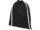 Рюкзак со шнурком Tenes из хлопка 140 г/м², черный