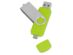 USB/micro USB-флешка на Квебек OTG, зеленое яблоко, 16 Гб