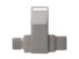 Флешка USB Type-C и USB 3.0 Тесла, темно-серый, 64 Гб