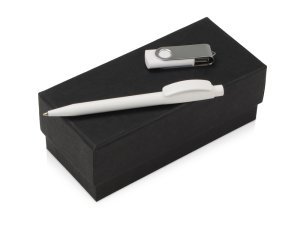 Подарочный набор Uma Memory с ручкой и флешкой, белый, 8 Гб