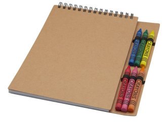 Блокнот А5 Doodle с восковыми мелками