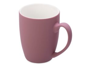 Кружка с покрытием soft-touch Tulip Gum, розовый