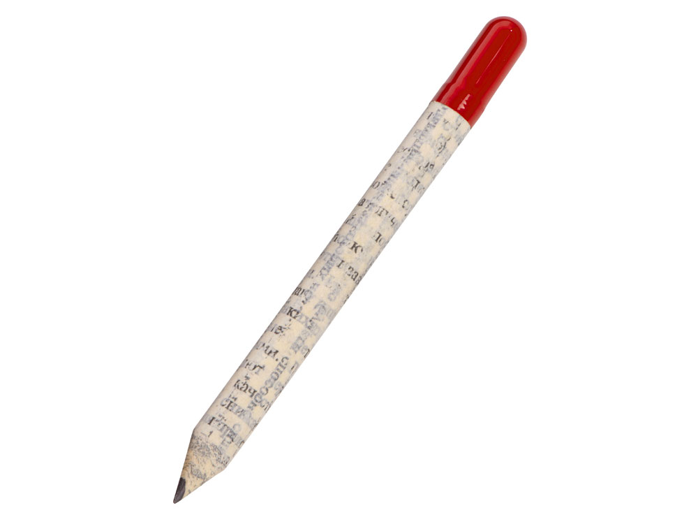 Растущий карандаш mini с семенами паприки, серый, красный