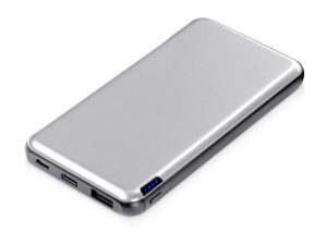 Внешний аккумулятор Forge v.2, 10000 mAh, серебристый
