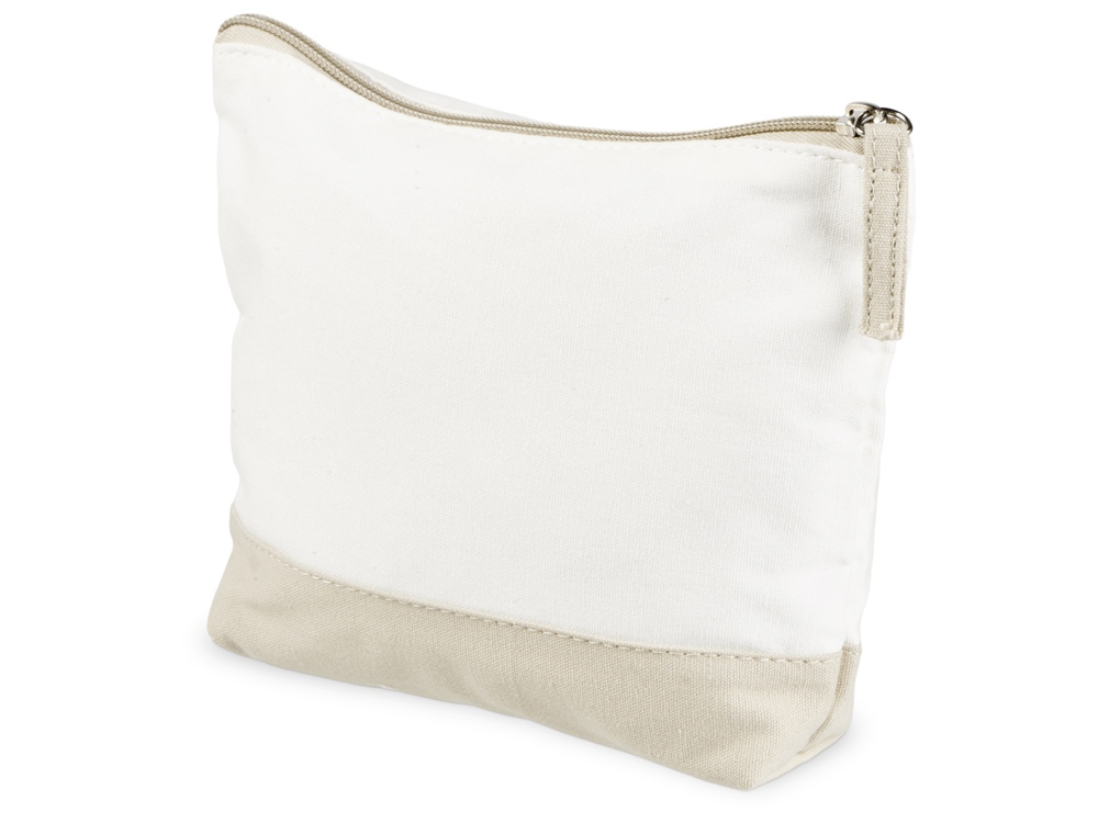 Косметичка хлопковая Cotton, белый, бежевый
