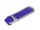 USB 2.0- флешка на с массивным классическим корпусом, синий, серебристый, 32 Гб